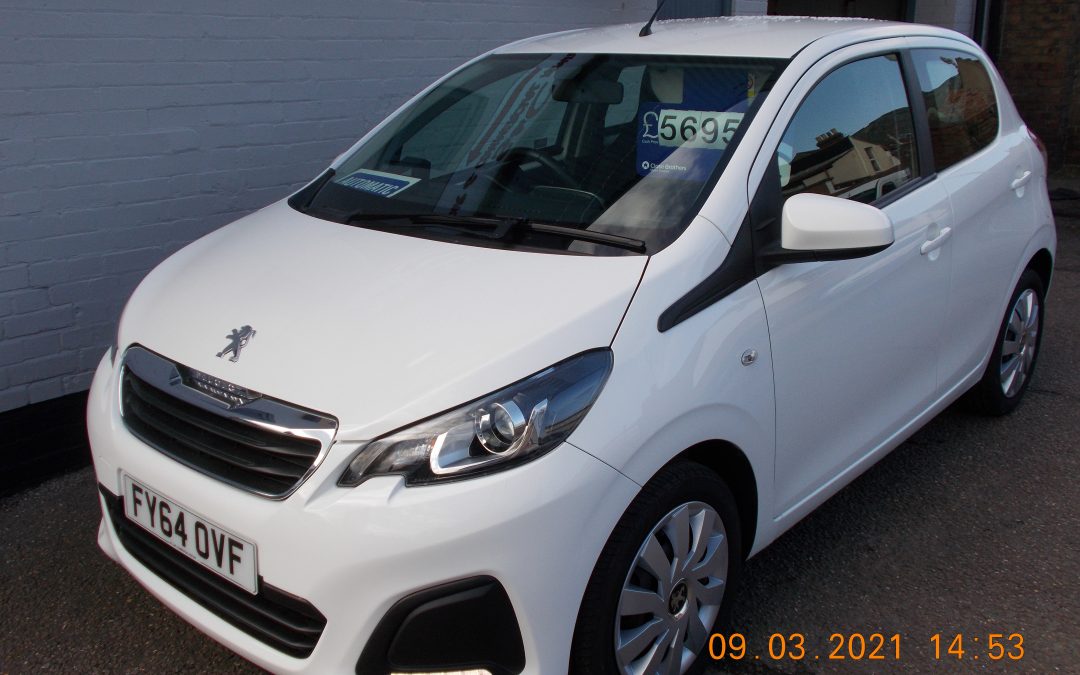 Peugeot 108 Hatchback (64) 1.0 VTi Active 2 Tronic 5dr EU5